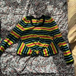 Fashion to Figure Multicolor Striped Midi Skirt